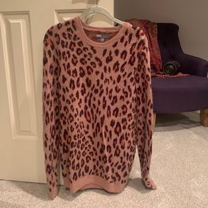 Cheetah print sweater